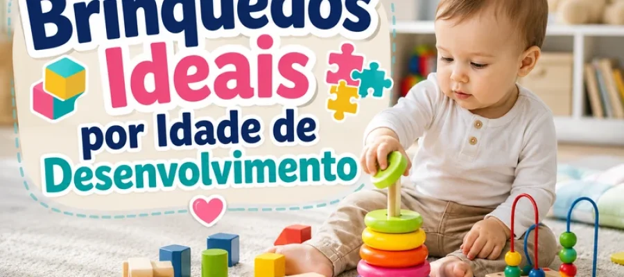 Brinquedos Ideais por Idade de Desenvolvimento
