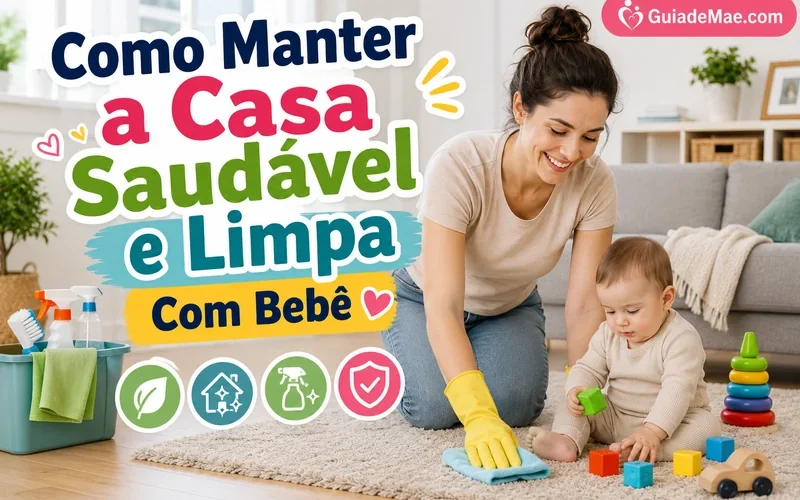 Como Manter a Casa Saudável e Limpa Com Bebê