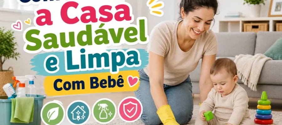 Como Manter a Casa Saudável e Limpa Com Bebê