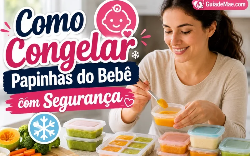 Como Congelar Papinhas do Bebê com Segurança