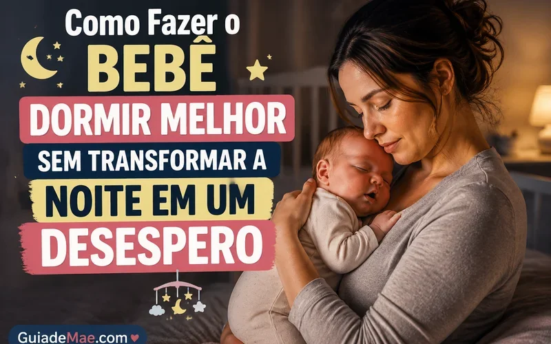 Como Fazer o Bebê Dormir Melhor Sem Transformar a Noite em um Desespero