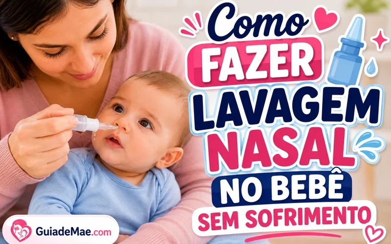 Como Fazer Lavagem Nasal no Bebê Sem Estresse