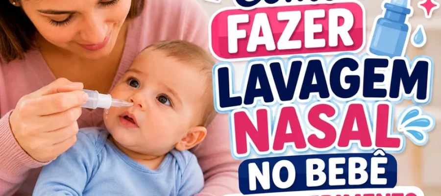 Como Fazer Lavagem Nasal no Bebê Sem Estresse