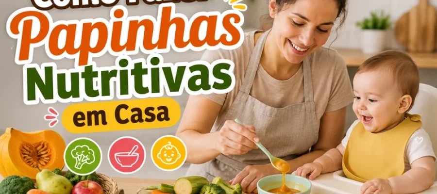 Como Fazer Papinhas Nutritivas em Casa