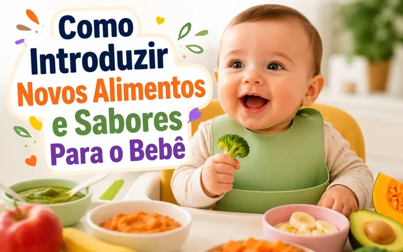 Como Introduzir Novos Alimentos e Sabores Para o Bebê