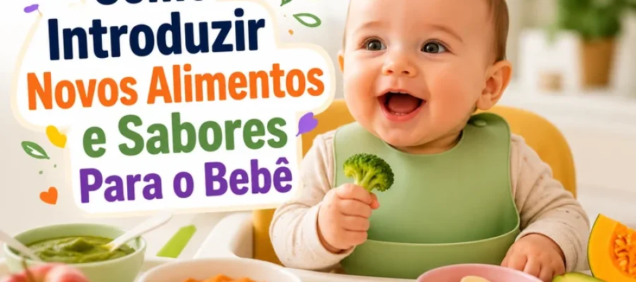 Como Introduzir Novos Alimentos e Sabores Para o Bebê