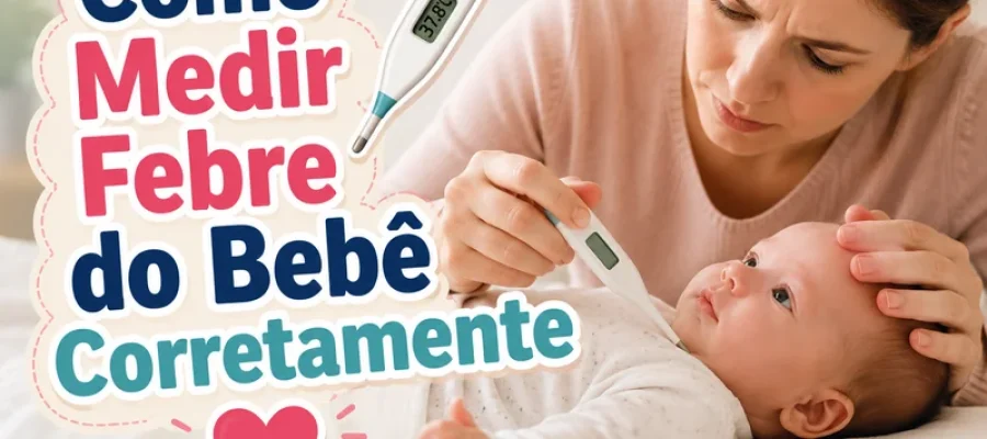 Como Medir Febre do Bebê Corretamente