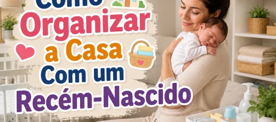 Como Organizar a Casa Com um Recém-Nascido