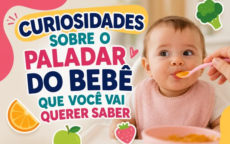 Curiosidades Sobre o Paladar do Bebê Que Você Vai Querer Saber