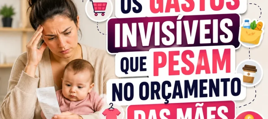 Os Gastos Invisíveis Que Pesam no Orçamento das Mães