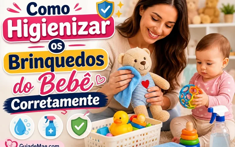 Como Higienizar os Brinquedos do Bebê Corretamente