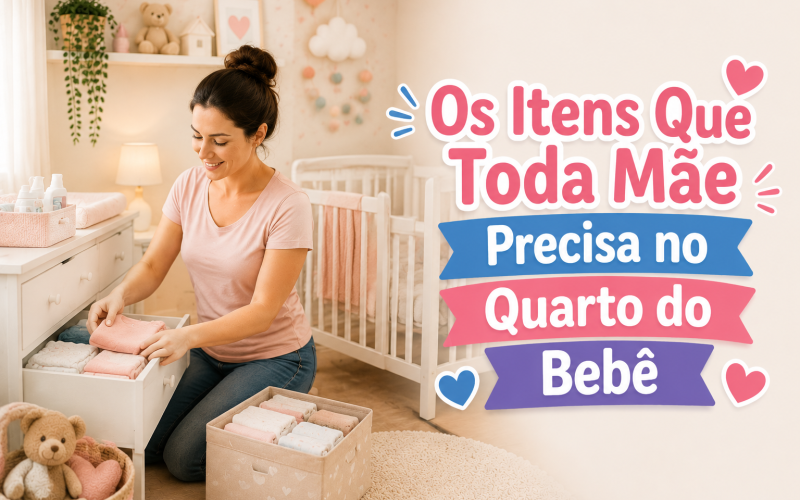 Os Itens Que Toda Mãe Precisa no Quarto do Bebê