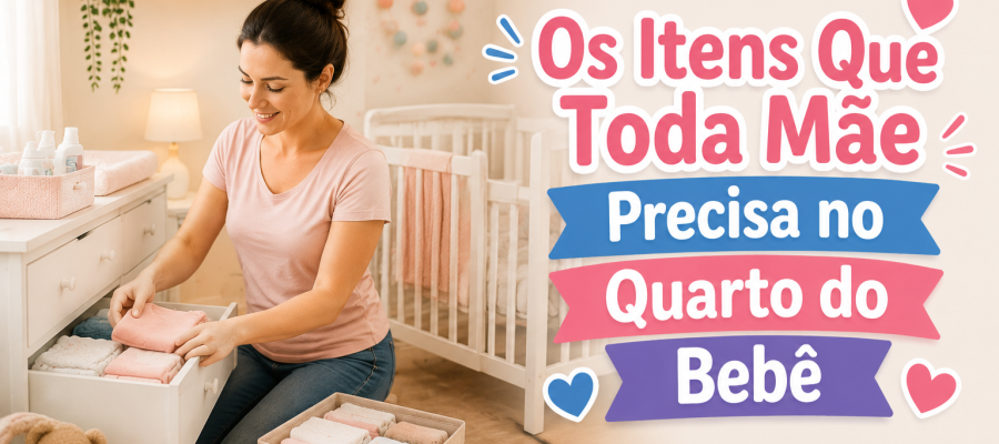 Os Itens Que Toda Mãe Precisa no Quarto do Bebê