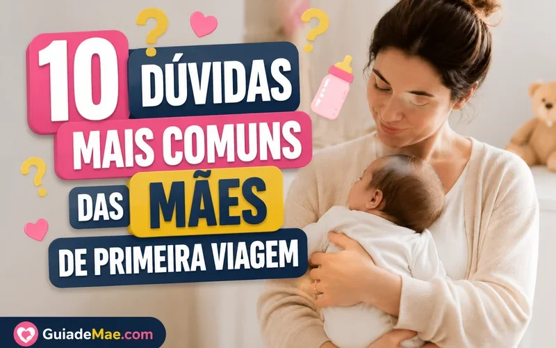 10 Dúvidas Mais Comuns das Mães de Primeira Viagem