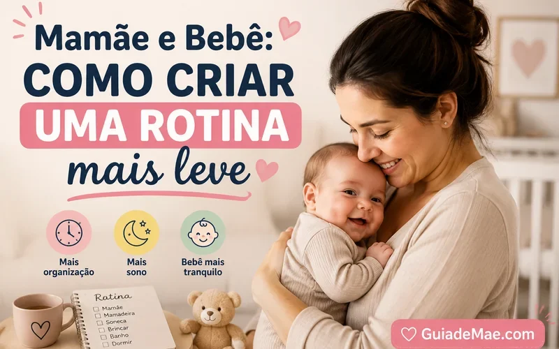 Mamãe e Bebê: Como Criar Uma Rotina Mais Leve