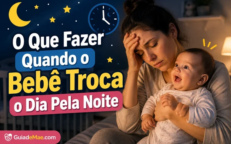 O Que Fazer Quando o Bebê Troca o Dia Pela Noite