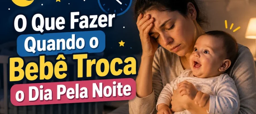 O Que Fazer Quando o Bebê Troca o Dia Pela Noite