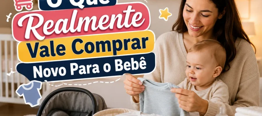 O Que Realmente Vale Comprar Novo Para o Bebê