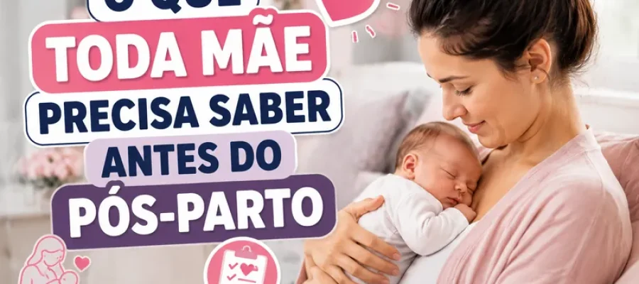 O Que Toda Mãe Precisa Saber Antes do Pós-Parto