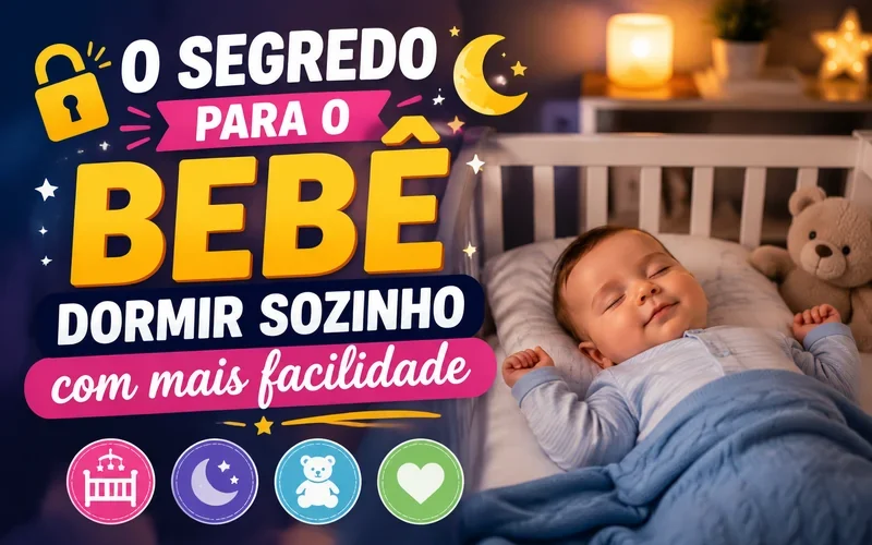 O Segredo Para o Bebê Dormir Sozinho com Mais Facilidade
