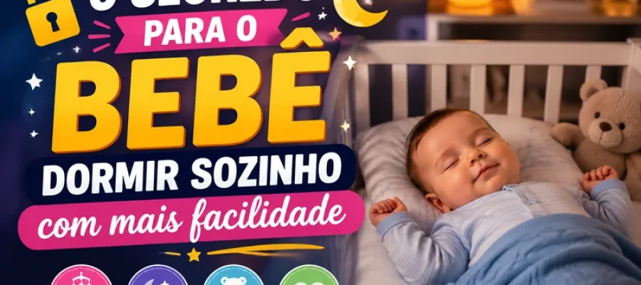 O Segredo Para o Bebê Dormir Sozinho com Mais Facilidade
