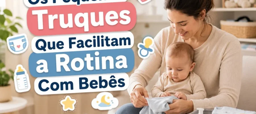 Os Pequenos Truques Que Facilitam a Rotina Com Bebês