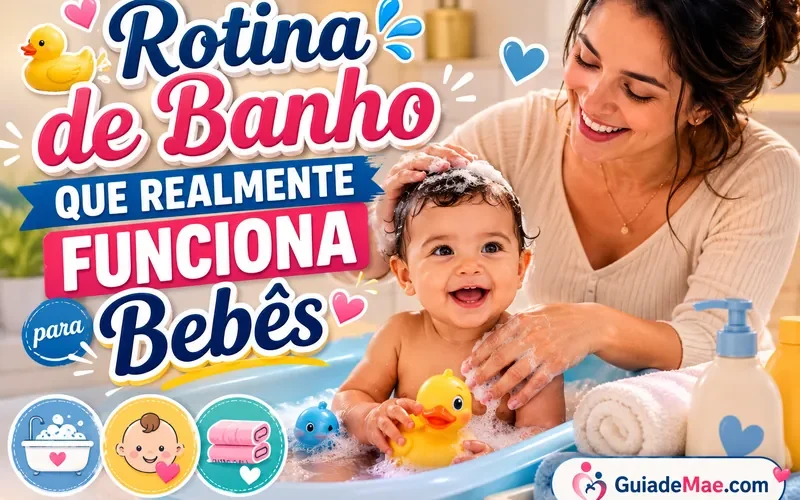 Rotina de Banho Que Realmente Funciona para Bebês