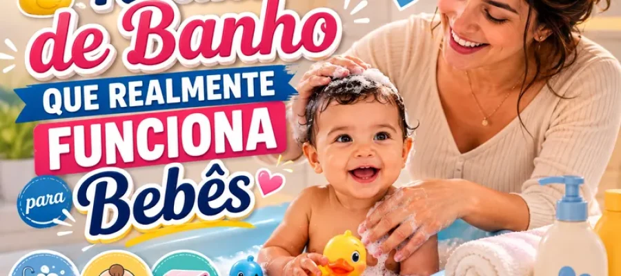 Rotina de Banho Que Realmente Funciona para Bebês