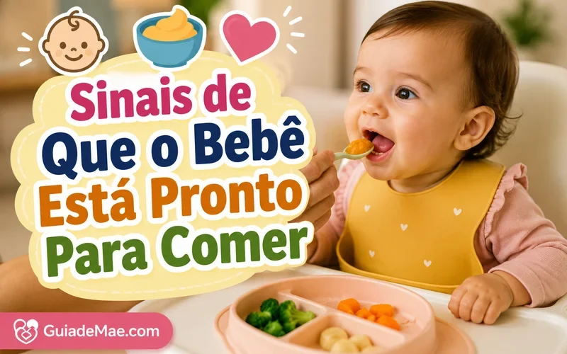 Sinais de Que o Bebê Está Pronto Para Comer