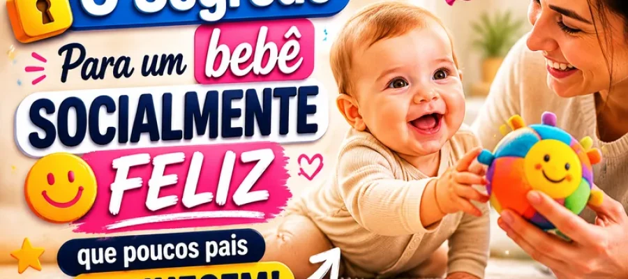 O Segredo Para um Bebê Socialmente Feliz Que Poucos Pais Conhecem