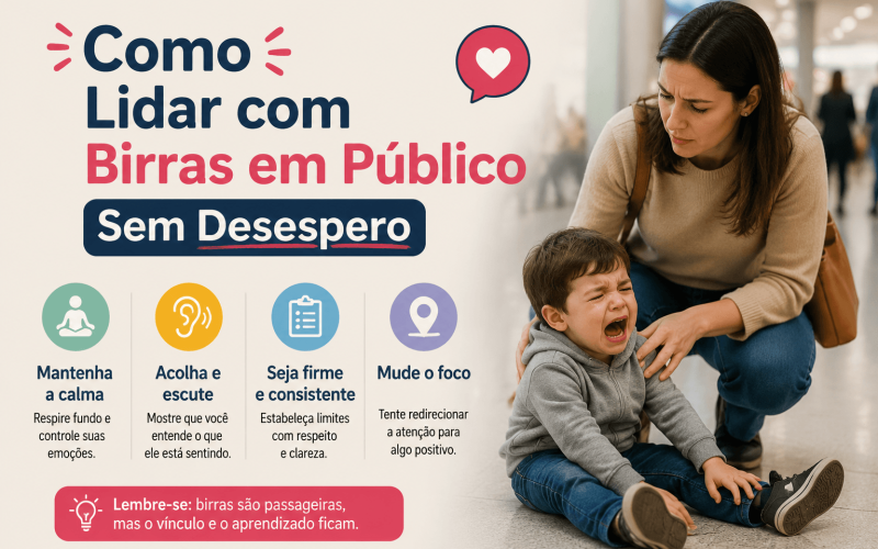 Como Lidar com Birras em Público Sem Desespero
