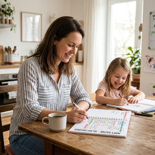 Casa e Rotina de Mãe: Como Organizar Sem Se Sobrecarregar
