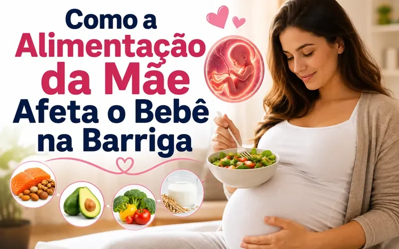 Como a Alimentação da Mãe Afeta o Bebê na Barriga