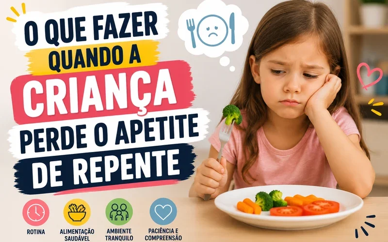 O Que Fazer Quando a Criança Perde o Apetite de Repente