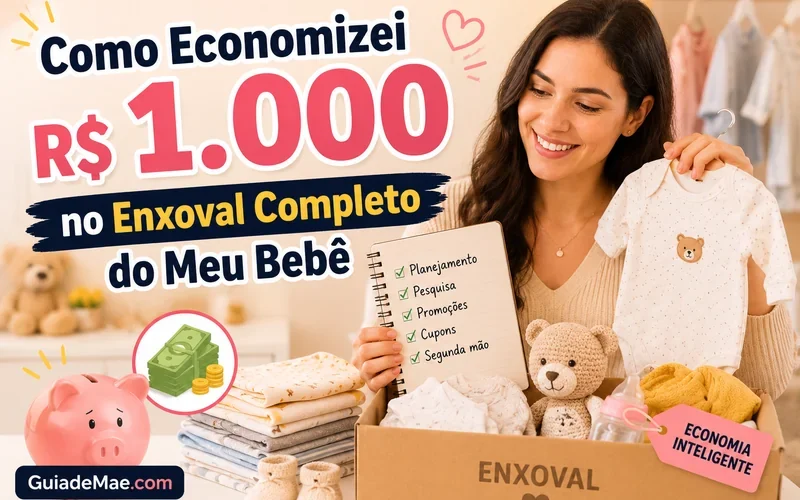 Como Economizei R$ 1.000 no Enxoval Completo do Meu Bebê
