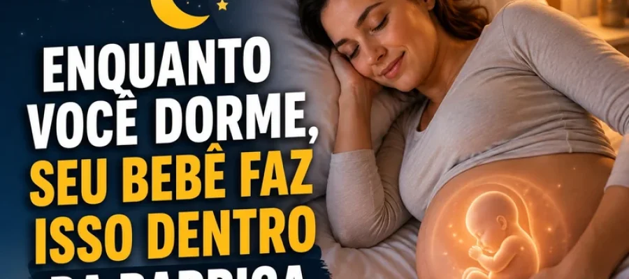 Enquanto Você Dorme, Seu Bebê Faz Isso Dentro da Barriga