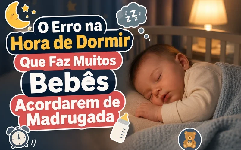 O Erro na Hora de Dormir Que Faz Muitos Bebês Acordarem de Madrugada