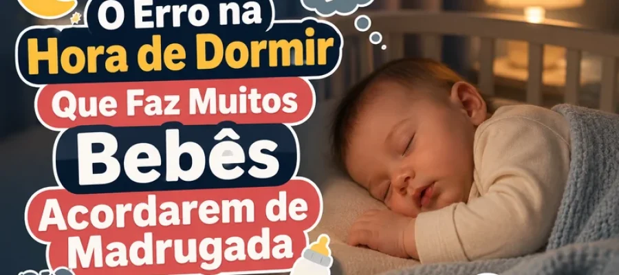 O Erro na Hora de Dormir Que Faz Muitos Bebês Acordarem de Madrugada