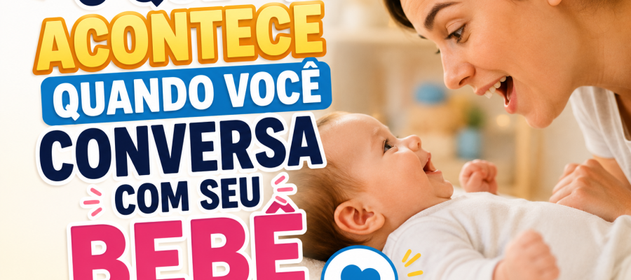 O Que Acontece Quando Você Conversa Com Seu Bebê Todos os Dias