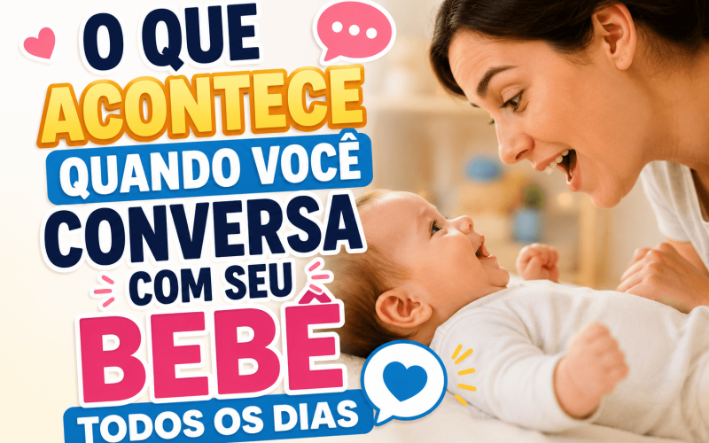 O Que Acontece Quando Você Conversa Com Seu Bebê Todos os Dias