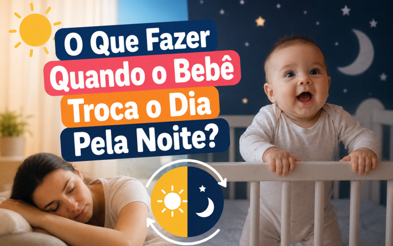 O Que Fazer Quando o Bebê Troca o Dia Pela Noite?