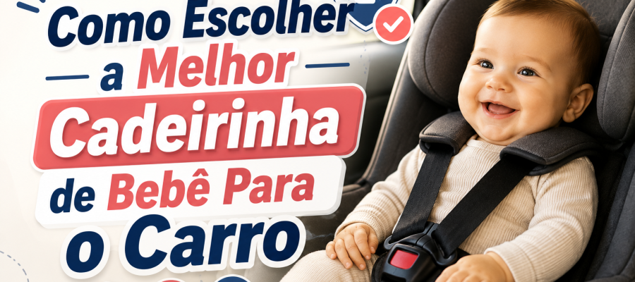 Como Escolher a Melhor Cadeirinha de Bebê Para o Carro