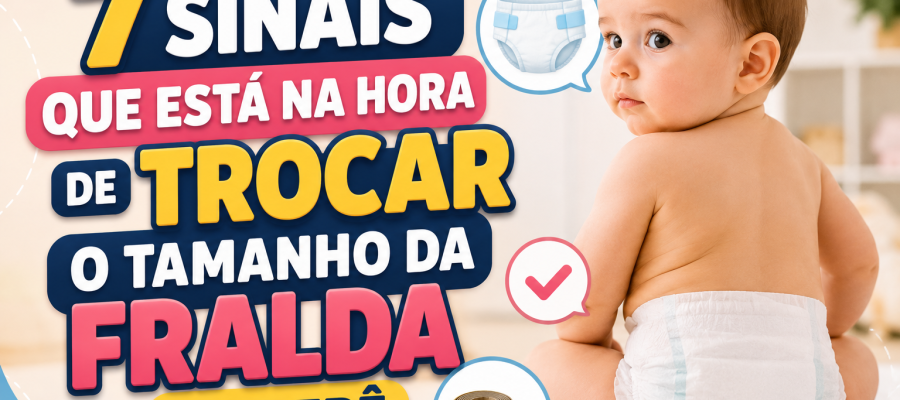 7 Sinais Que Está na Hora de Trocar o Tamanho da Fralda do Bebê