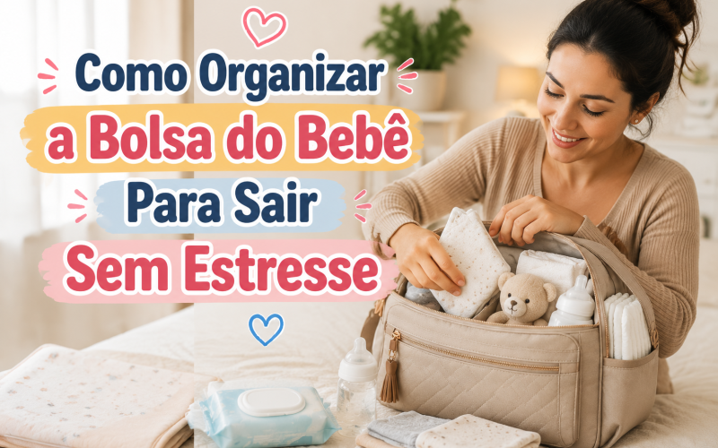 Como Organizar a Bolsa do Bebê Para Sair Sem Estresse