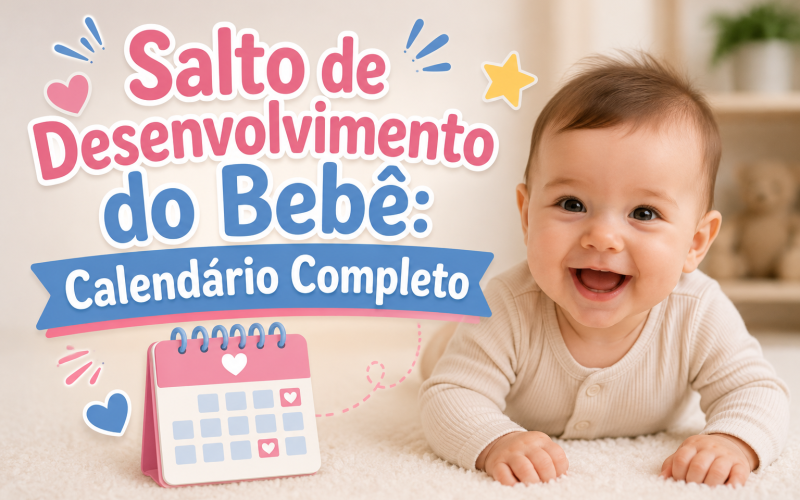 Salto de Desenvolvimento do Bebê: Calendário Completo