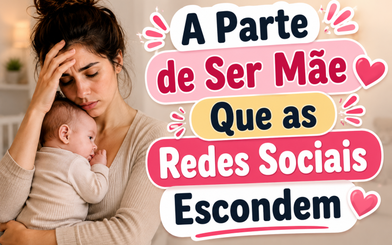 A Parte de Ser Mãe Que as Redes Sociais Escondem