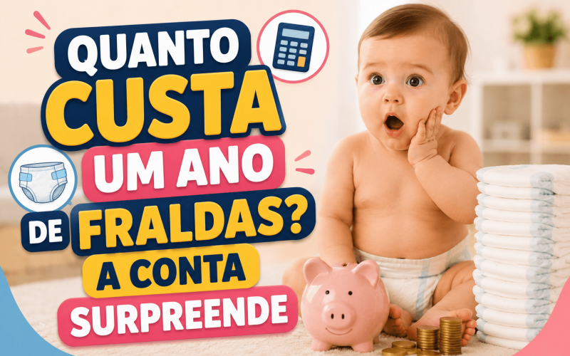 Quanto Custa um Ano de Fraldas? A Conta Surpreende