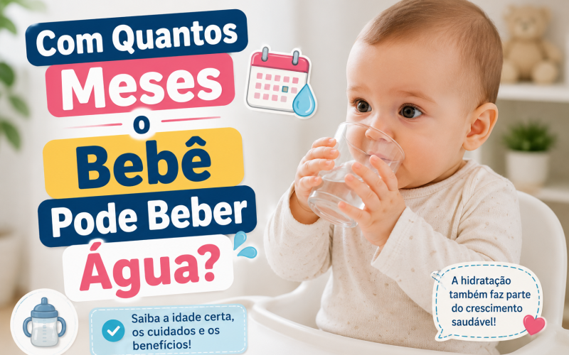 Com Quantos Meses o Bebê Pode Beber Água?