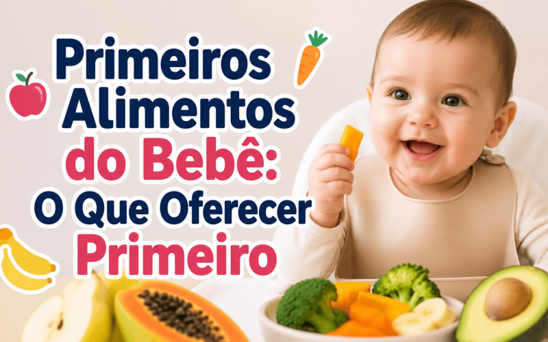 Primeiros Alimentos do Bebê: O Que Oferecer Primeiro
