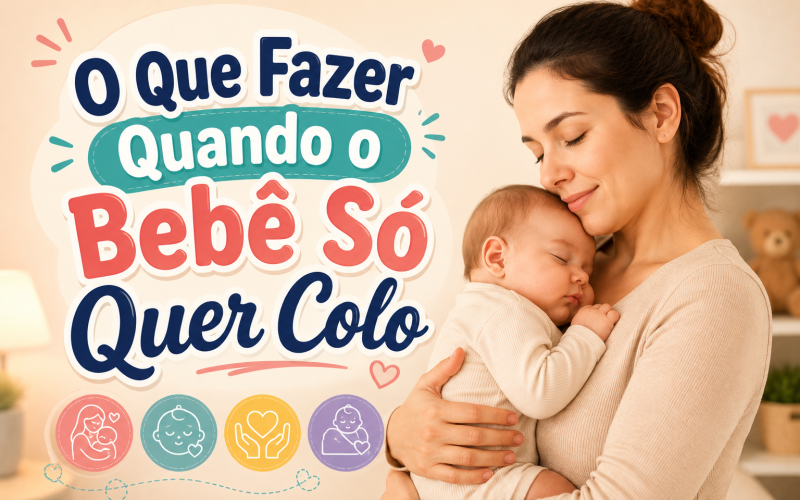 O Que Fazer Quando o Bebê Só Quer Colo?